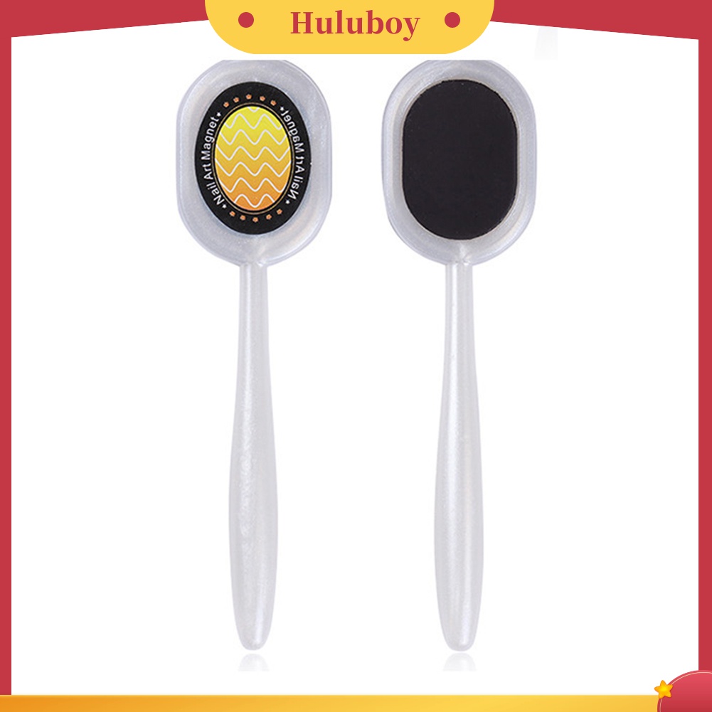 Huluboy Huluboy♡ Papan Magnet Bentuk Daun Bergelombang Untuk Kutek Gel UV Nail Art DIY