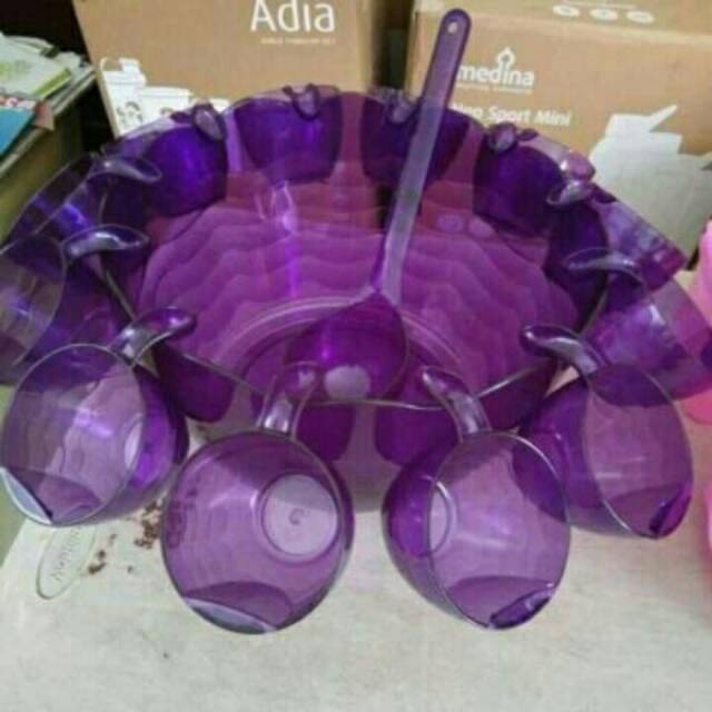 

Amethyst punch set