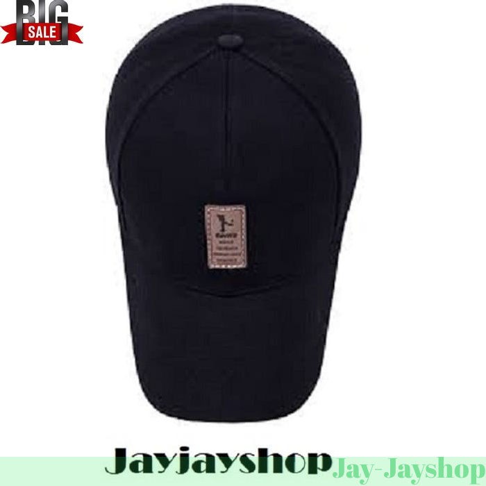 Topi Baseball Golf Outdoor Ediko sport FASHION HAT PROMO - Hitam, All Size