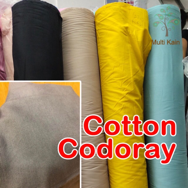 bahan multi kain full katun baby codoroy codoray kodoroy