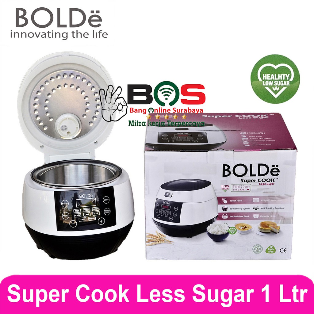 Rice Cooker Digital Magic Com Bolde Super Cook Bolde Less Sugar 1 Liter