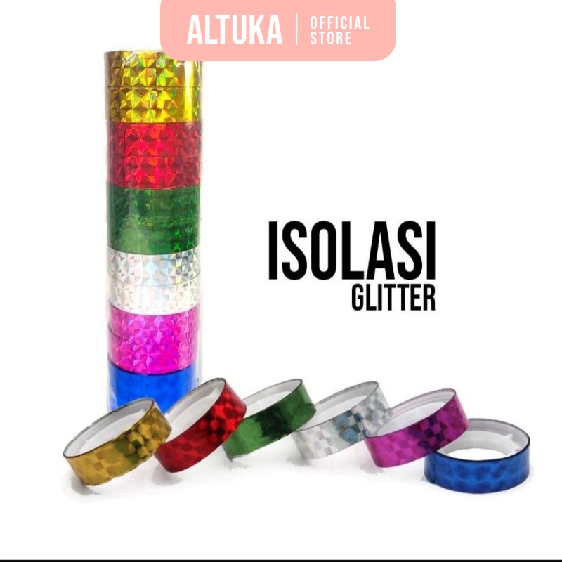 

Solatip / Isolasi / Solasi Hologram tipis (isi 12 roll)