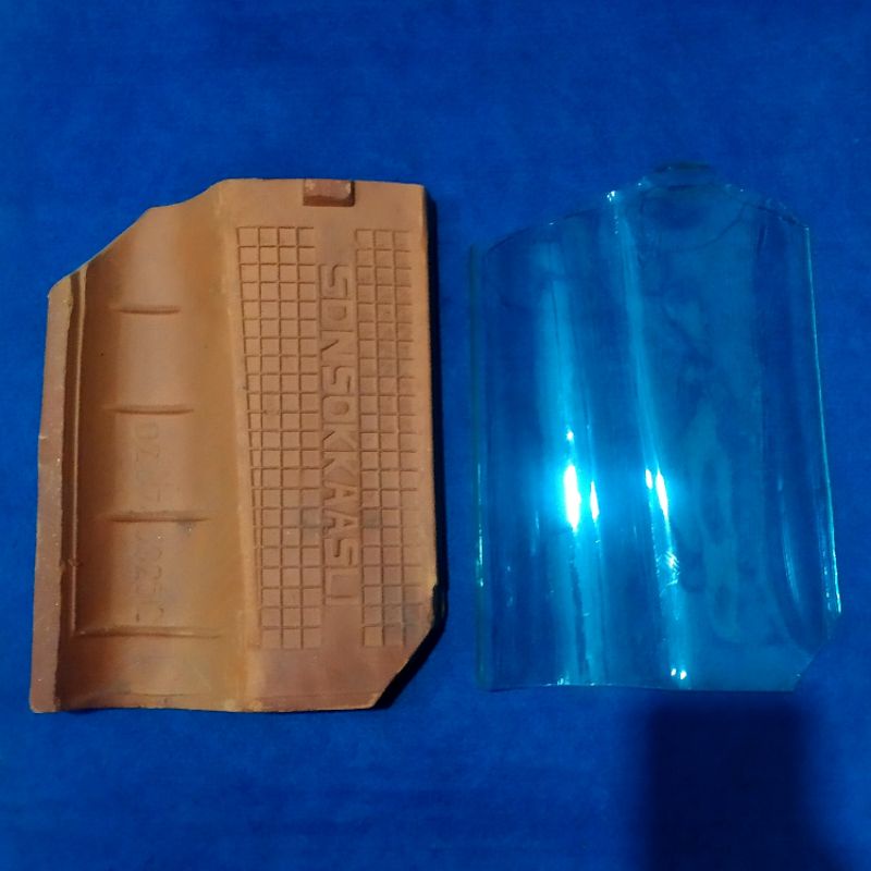 Genteng Kaca Morando, Glasur, Mantili Besar atau untuk ukuran jarak reng 25cm - 26cm