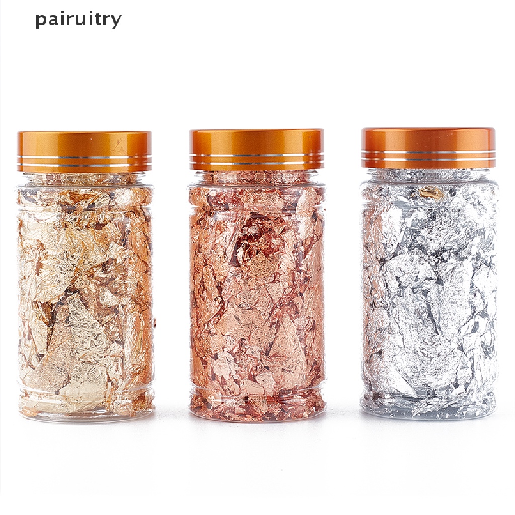 Prt 1 Botol Foil Tembaga Emassilver 2g Untuk Dekorasi Manicure