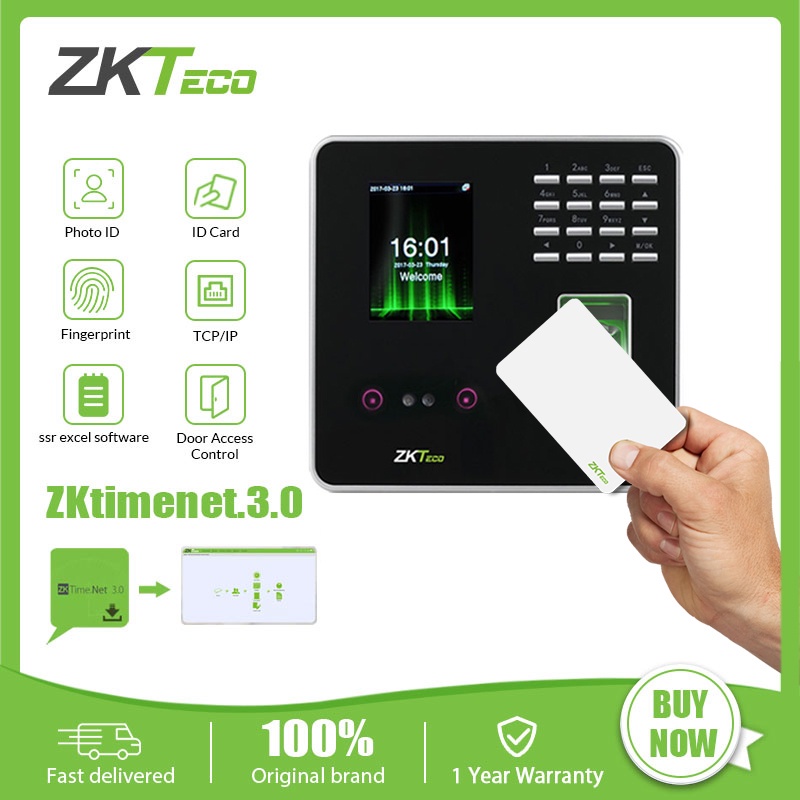 ZKTeco Kartu RFID Mifare 13.56Mhz untuk Mesin Absensi Smart Lock untuk Kontrol Akses Pintu