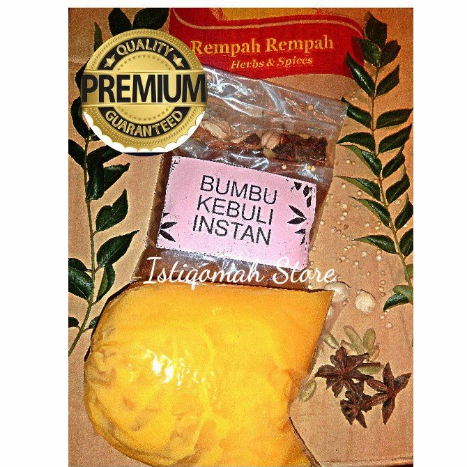 Bumbu Nasi Kebuli Arab enak dengan Minyak Samin uk. 1kg Beras ( Reall pict )