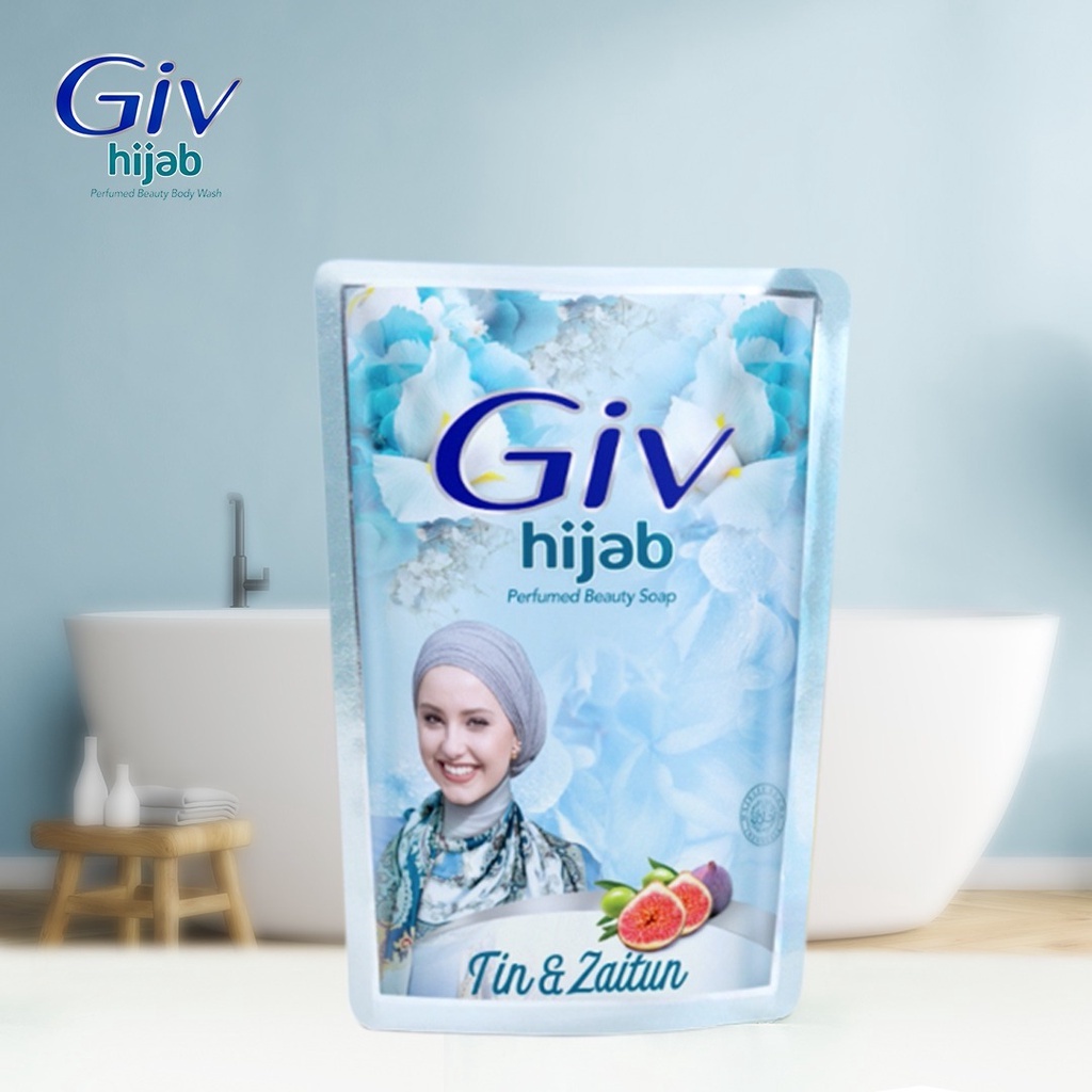 GIV Body Wash Refill 60ML (UKURAN KECIL) BPOM ORIGINAL / Giv Sabun Mandi Cair Pouch by AILIN