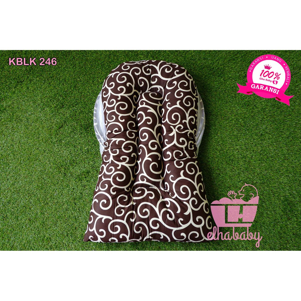 Kasur Bayi Kelambu eLHa Terlaris | Perlengkapan Tempat Tidur Bayi Baru Lahir Babyshop Kado Baby Gift