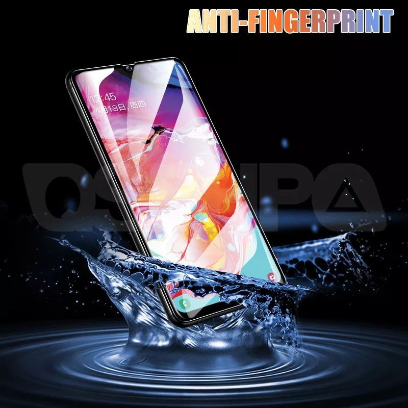 tempered glass Warna samsung galaxy A20s full layar