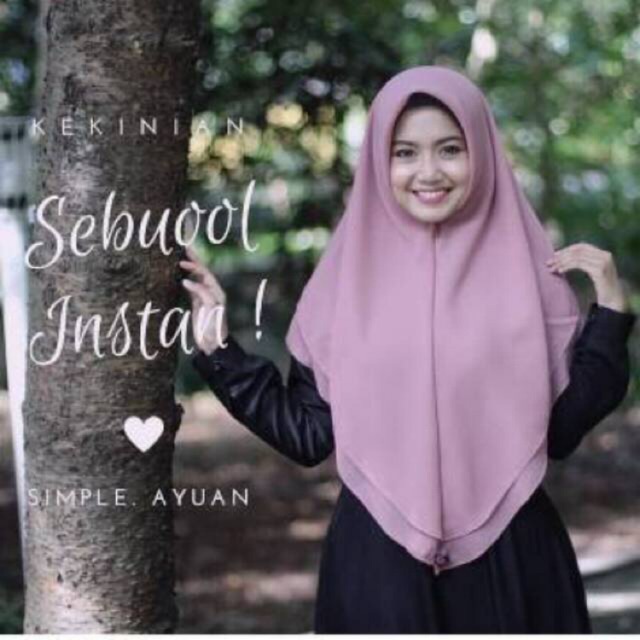 Hijab Sebuool Instan Pollycotton