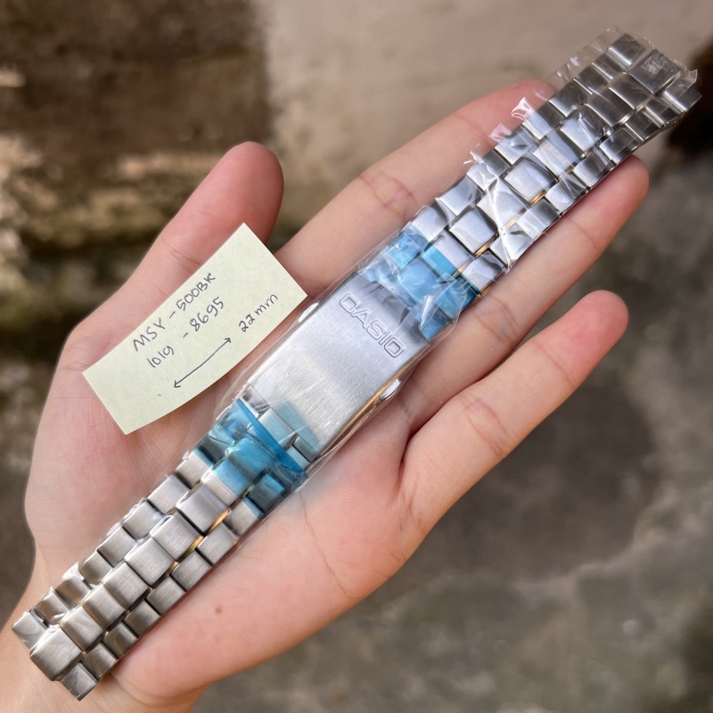 Strap tali jam tangan casio original MSY-500BK band MSY 500BK