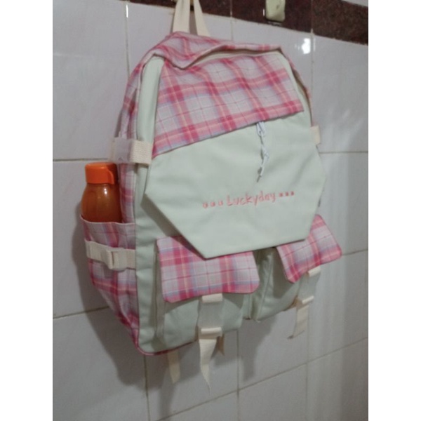 Tas Ransel Sekolah Ransel Wanita Ransel Korean Style Orignal Import 18 inch