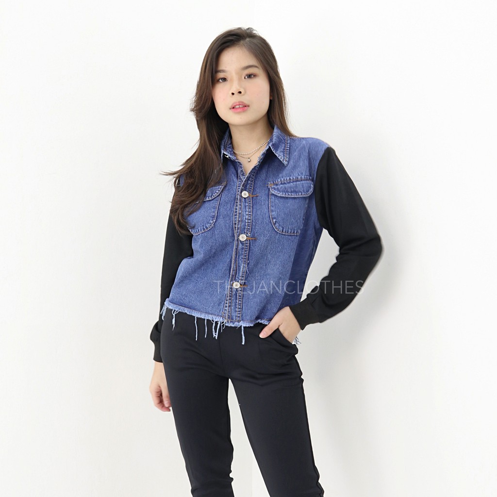 Ms match jacket jeans wanita by Genijeans