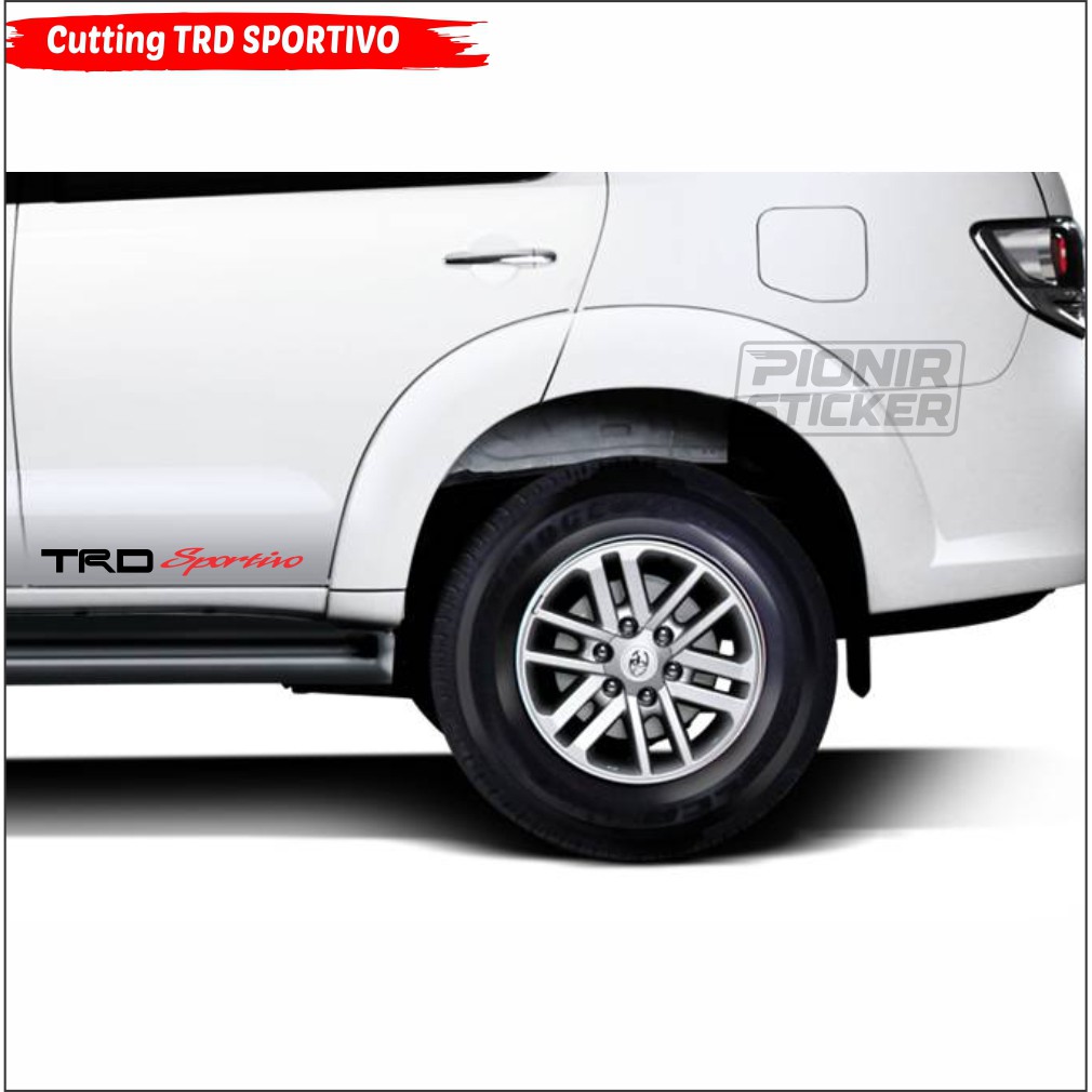 Stiker Mobil TRD Sportivo Cutting Sticker Kaca Mobil Dan Body Mobil TRD Sportivo