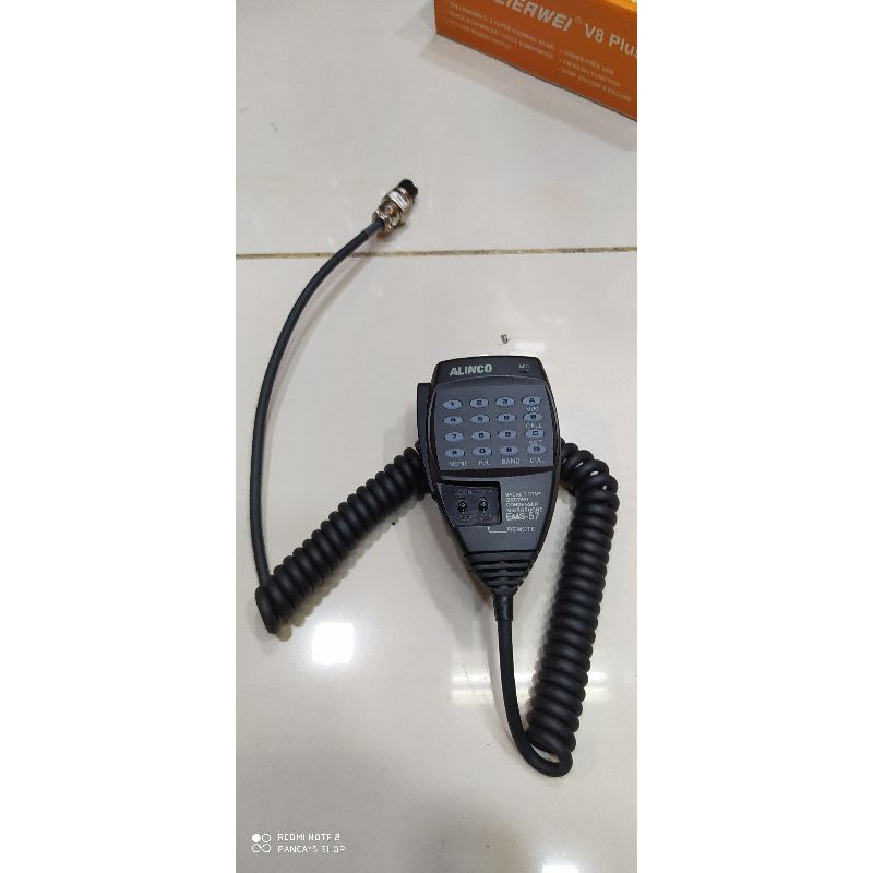 exstra mic ems-57 untuk alinco  DR435/DR-CS10