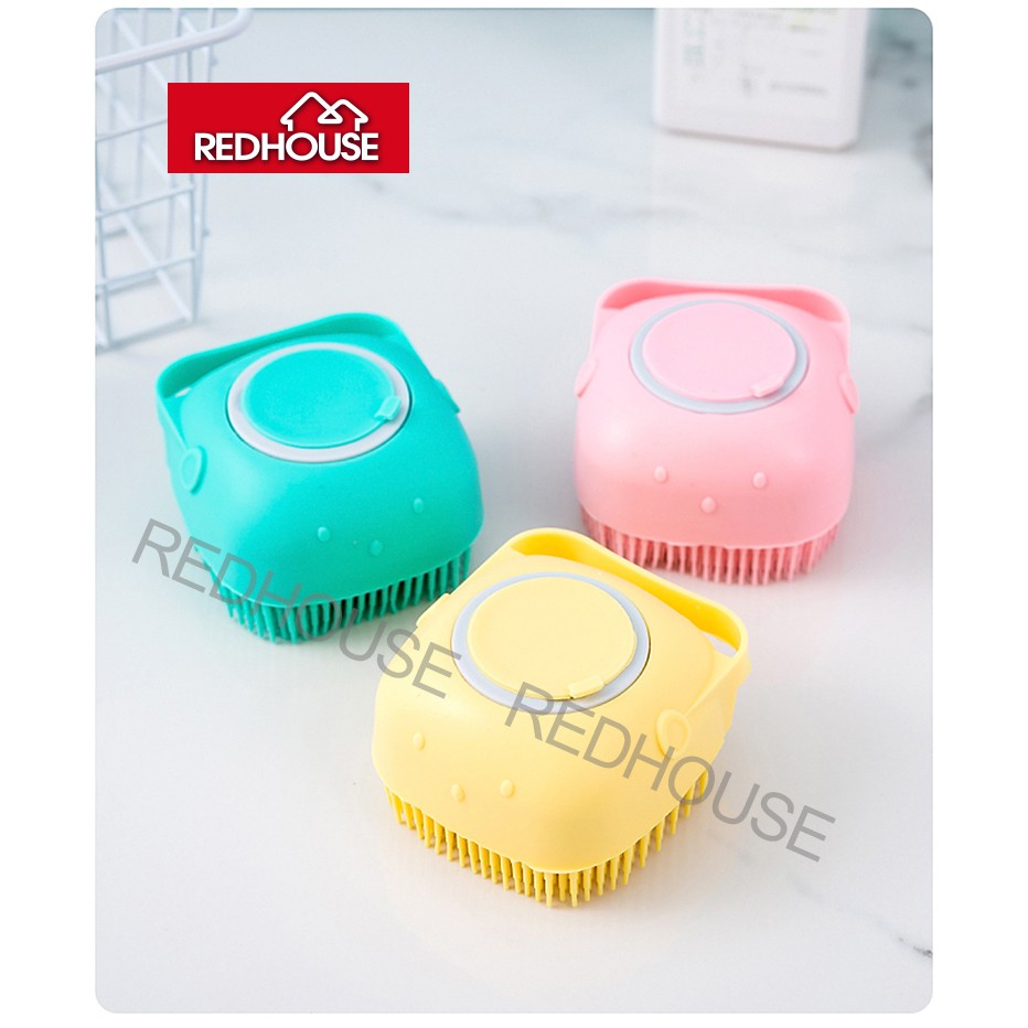 RED HOUSE Shower brush  Sikat Mandi Silikon sikat mandi serbaguna