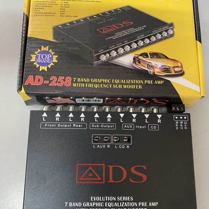 PRE AMP PARAMETRIK EQUALIZER ADS AD 258