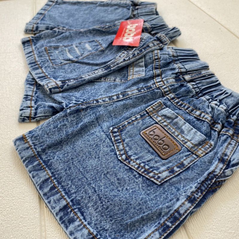 RIPPED JEANS ANAK CELANA PENDEK UNISEX