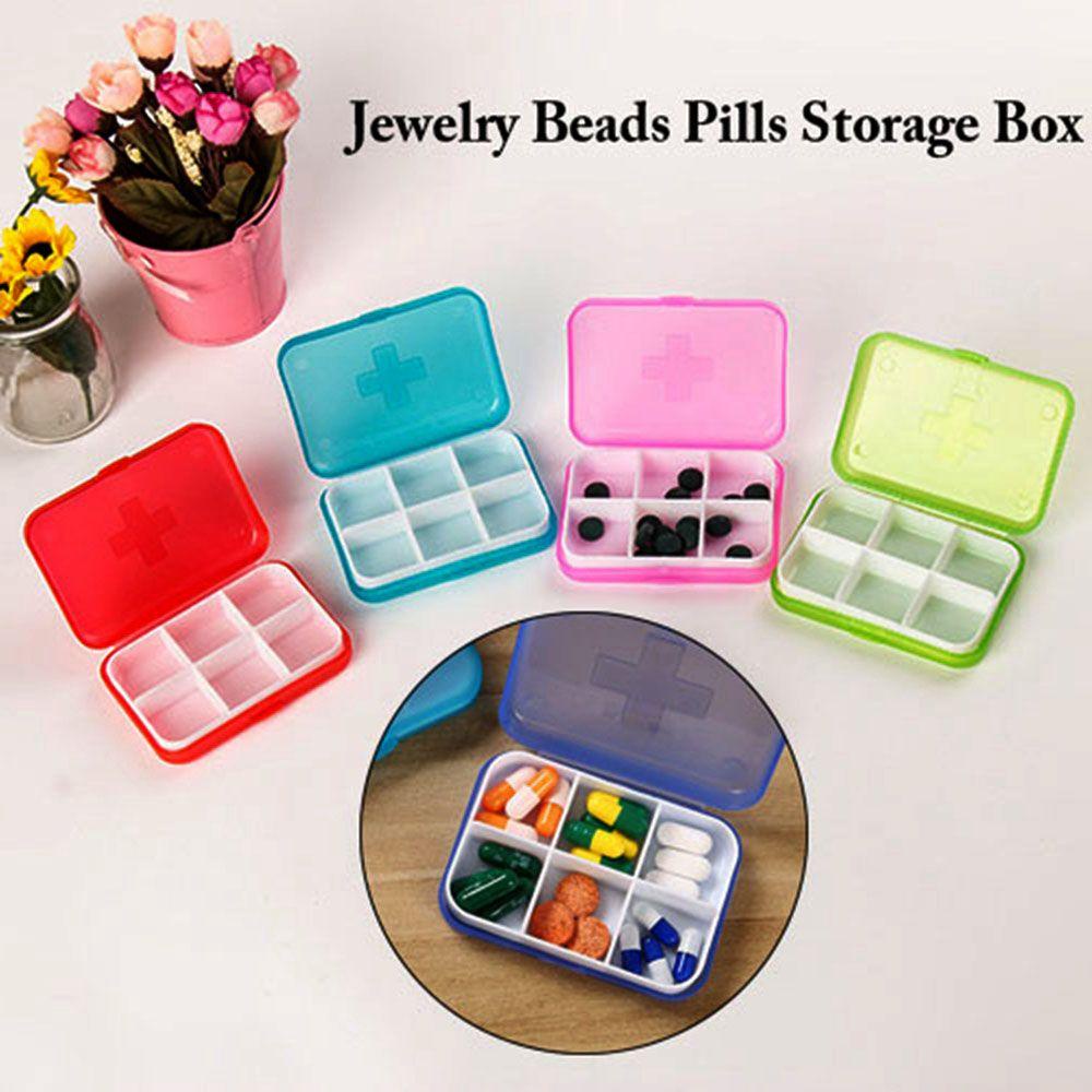 R-flower Kotak Penyimpanan Transparan Plastik Serba Serbi Organizer Alat Pancing Aksesoris Barang Kecil Case