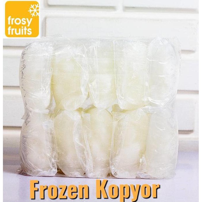 

ENAK Frozen young coconut / Buah Beku Kopyor BANYAK RASA