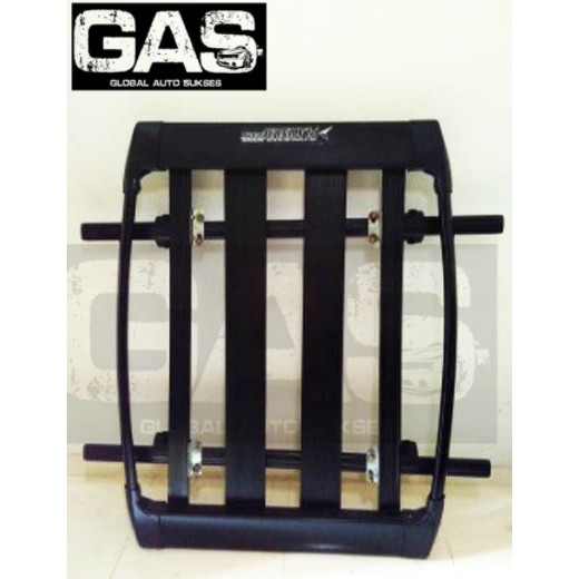 Paket Cross Bar Jepit Roof Rail + Rack Bagasi Platinum Terios Lama