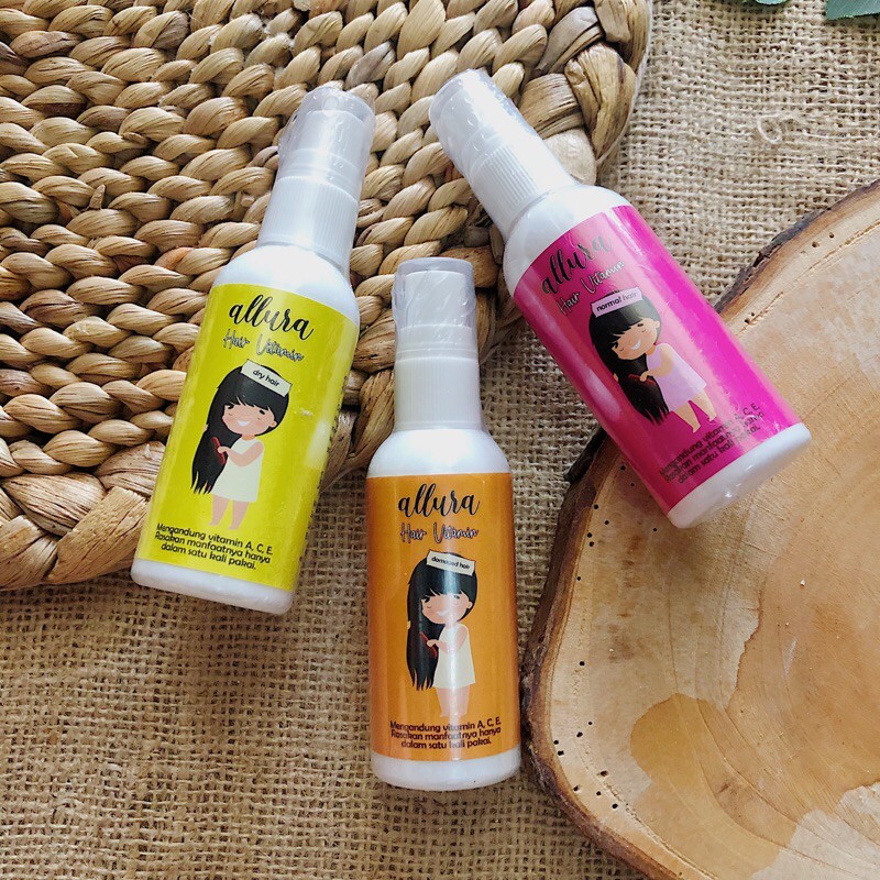 Allura Hair Vitamin / Vitamin Rambut Kering | Vitamin Rambut Rusak | Vitamin Rambut Normal