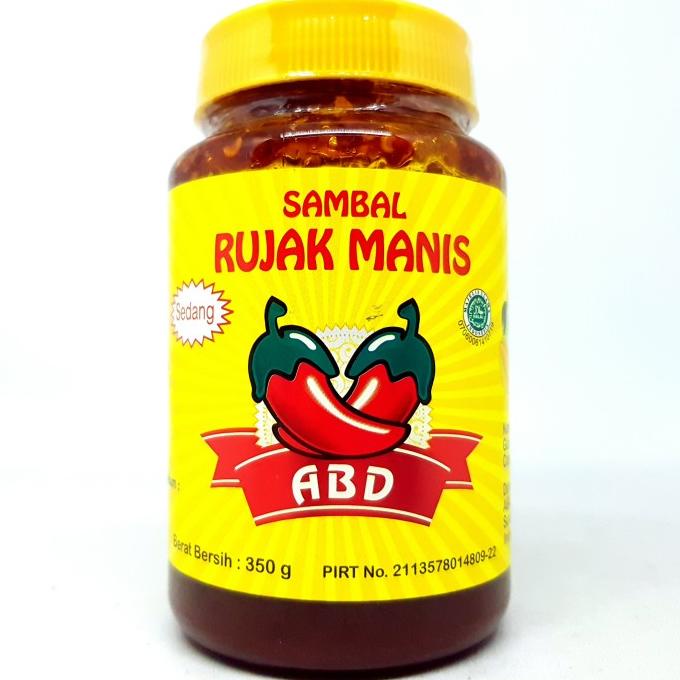 

*****] ABD SAMBAL RUJAK MANIS SEDANG 350gr | SAMBEL BUAH SEGAR KHAS SURABAYA