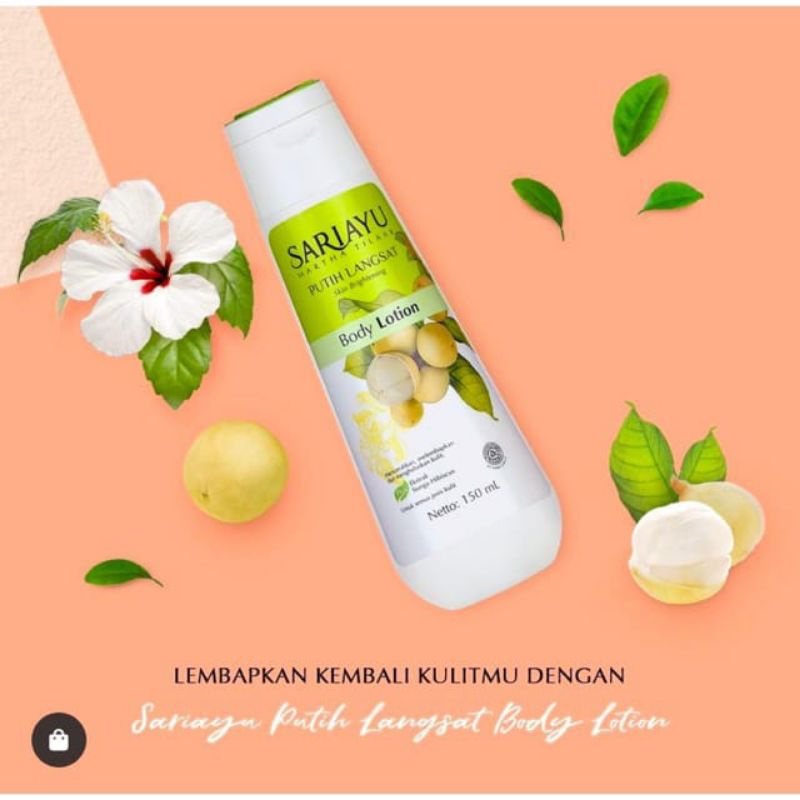 [ SARIAYU ] Body Lotion Putih Langsat