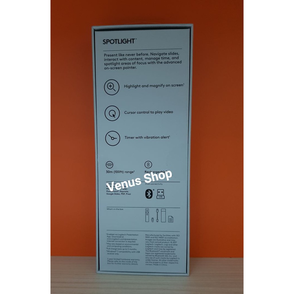 

Termurah LOGITECH PRESENTER SPOTLIGHT REMOTE /POINTER SPOTLIGHTBERGARANSI RESMI - Abu-abu Terlaris