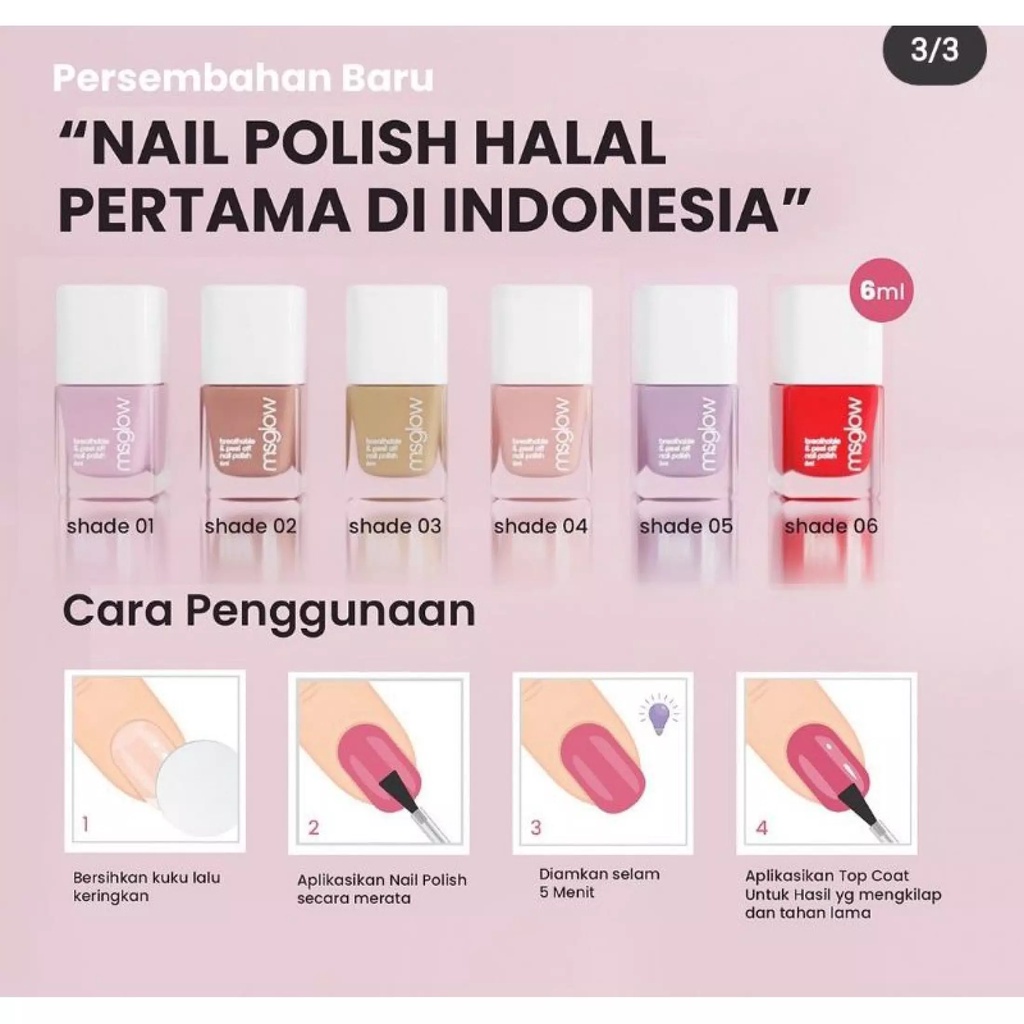 Nail Polish Ms Glow,  KUTEK MS GLOW Halal