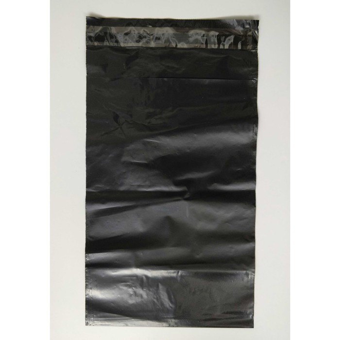 Plastik Polymailer 17x30cm Semi Glossy Black Hitam Amplop Kemasan Packing Packaging Package Paket 17x30 cm