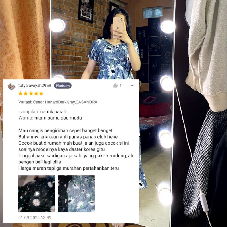 Sapasara - Dress Serut Casandra / Daster Bali Bahan Rayon Adem LD 110 Busui Friendly Etalase 2
