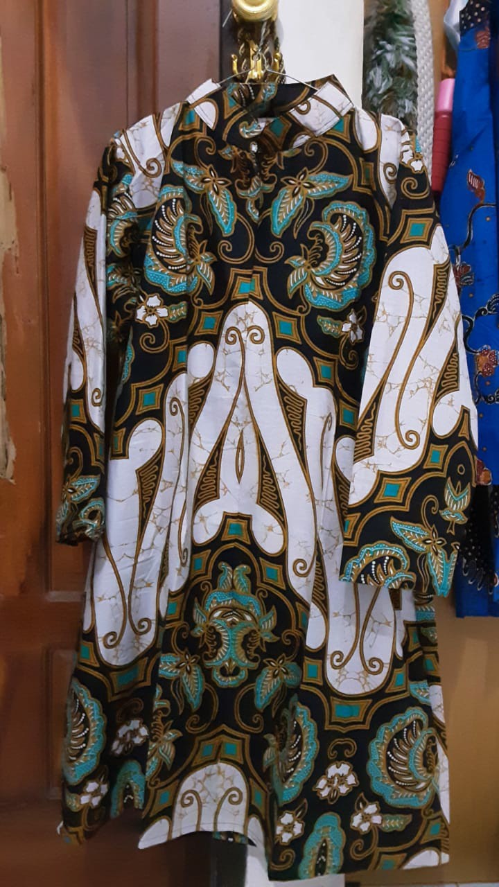 Tunik Batik 025 S M L Xl Xxl Jumbo Tunik Busui