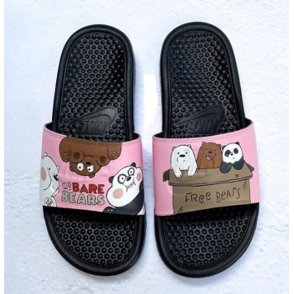 Sandal Karakter Wanita Pria Benassi We Bare Bears