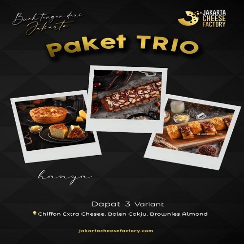 

Paket Trio JCF (Chiffon, Brownies, Bolen)