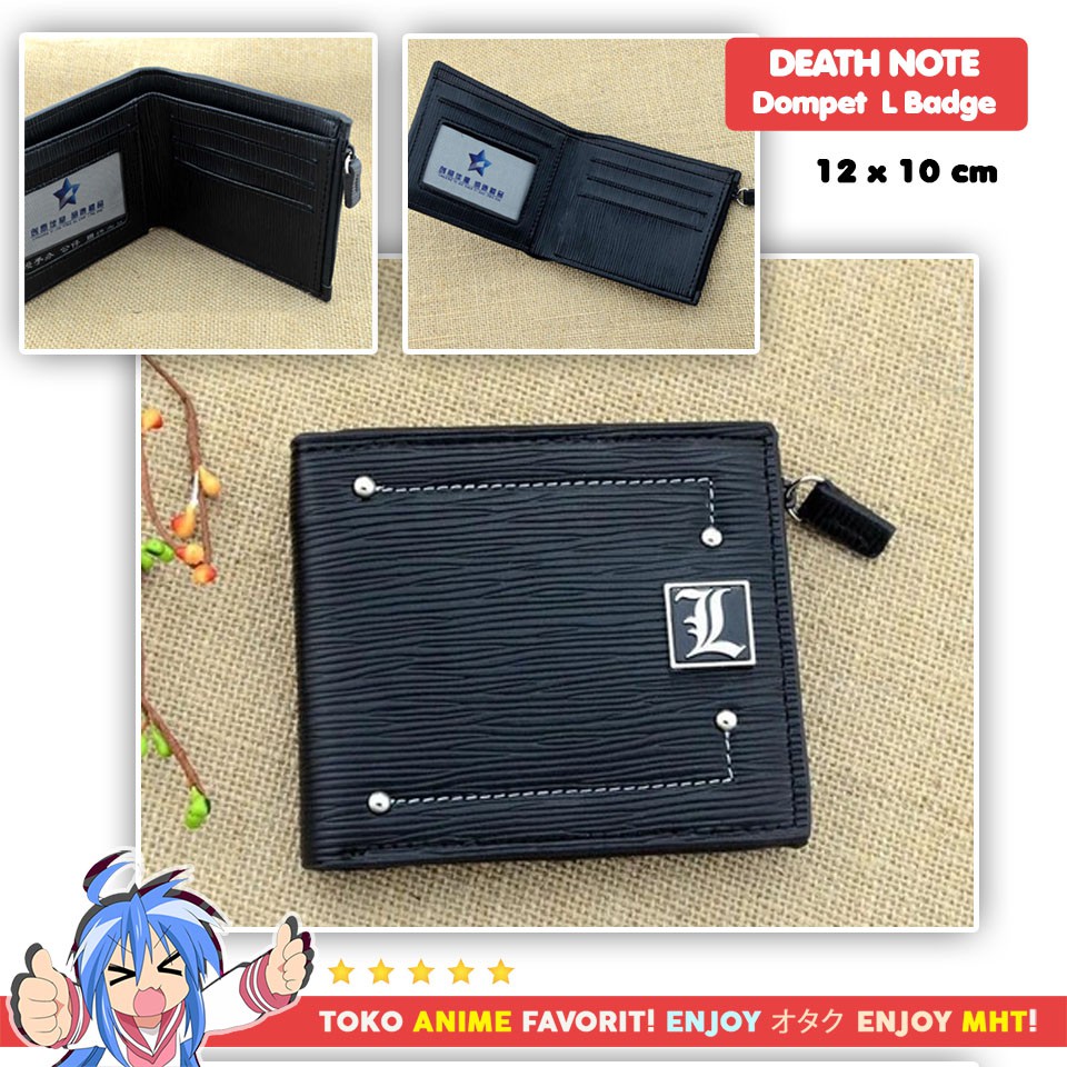 Dompet Anime Death Note : L Badge