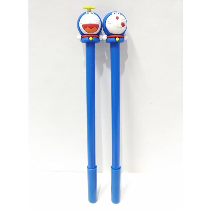 

Pulpen Bolpen Kepala Doraemon Warna Biru Alat Tulis Gel Hitam 0.5 mm - Tipe A