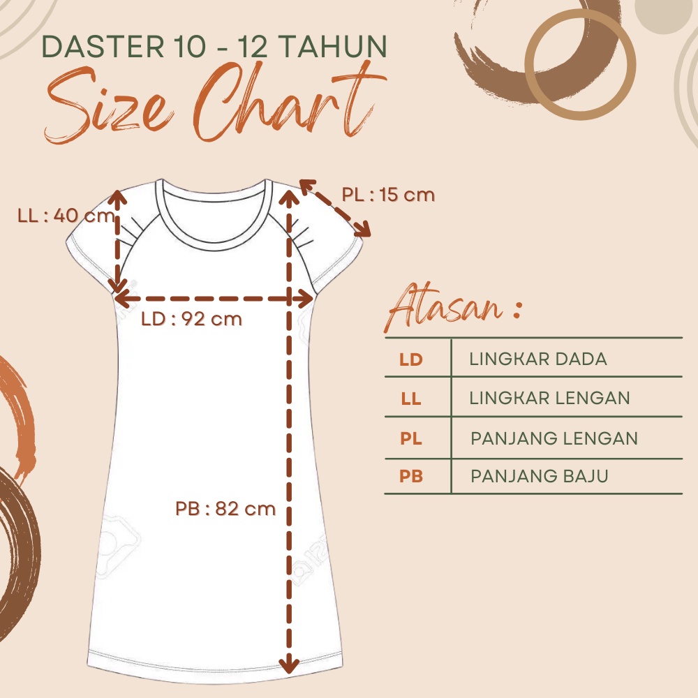 NYENYAK Daster Anak 10 - 12 Tahun Bahan Katun / Daster Karakter