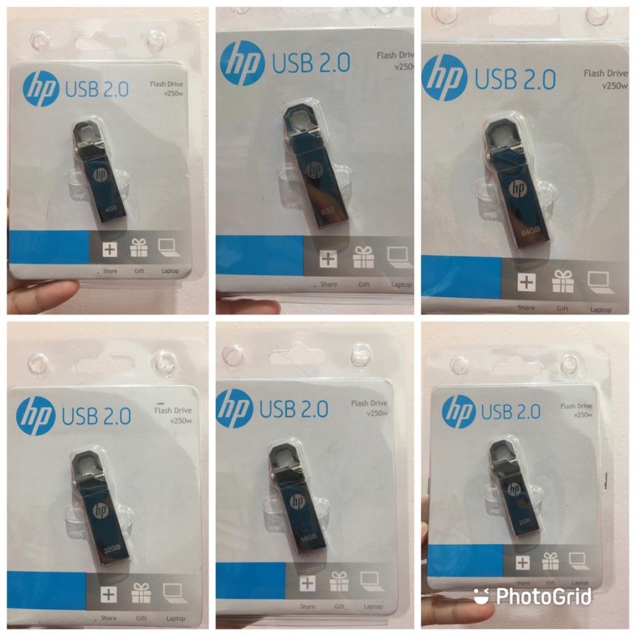 [CEV] FLASHDISK HP V250W KAPASITAS 16GB / 32GB / 64GB - 32 gb