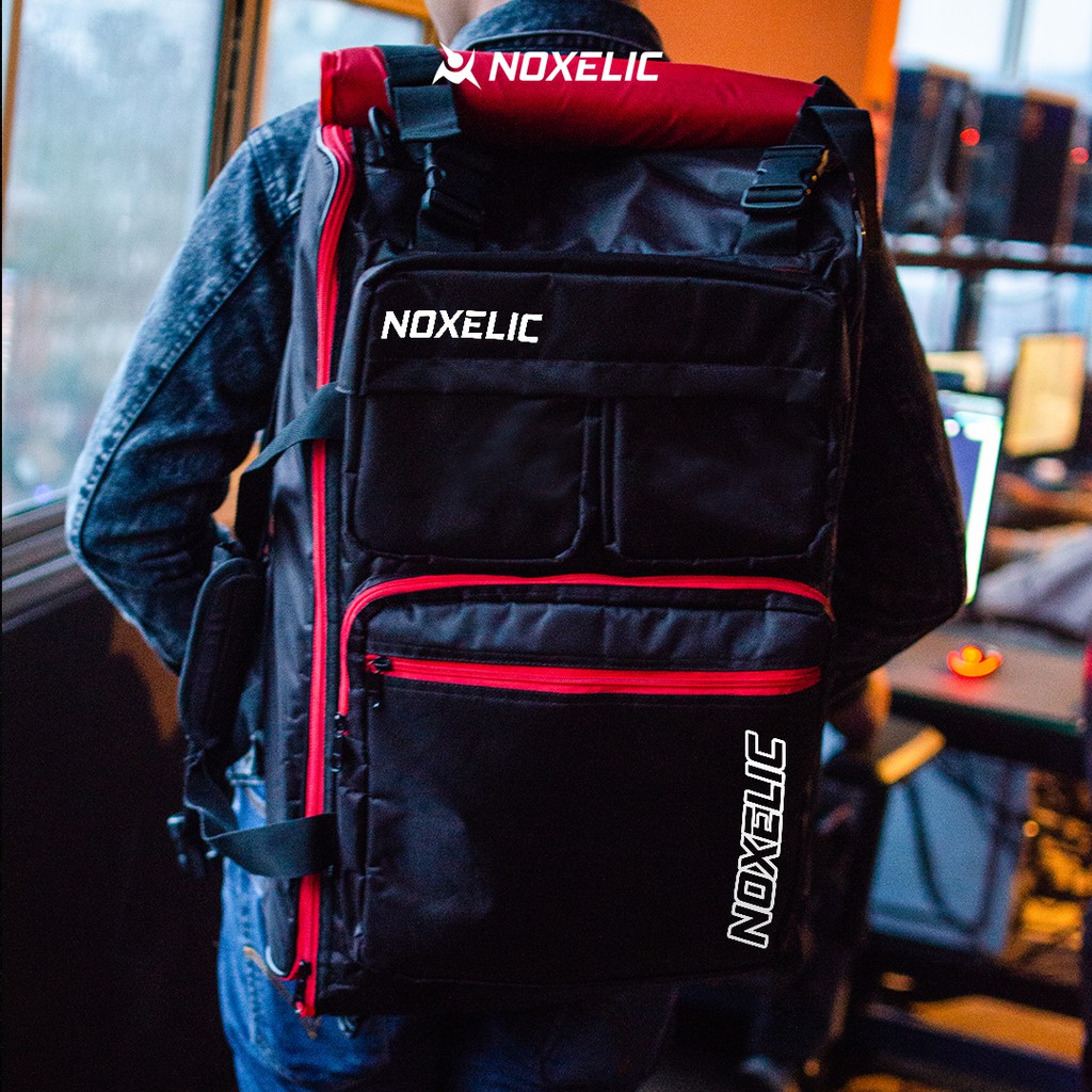 Noxelic Titan - Pro Gaming Bag Black || Tas Gaming