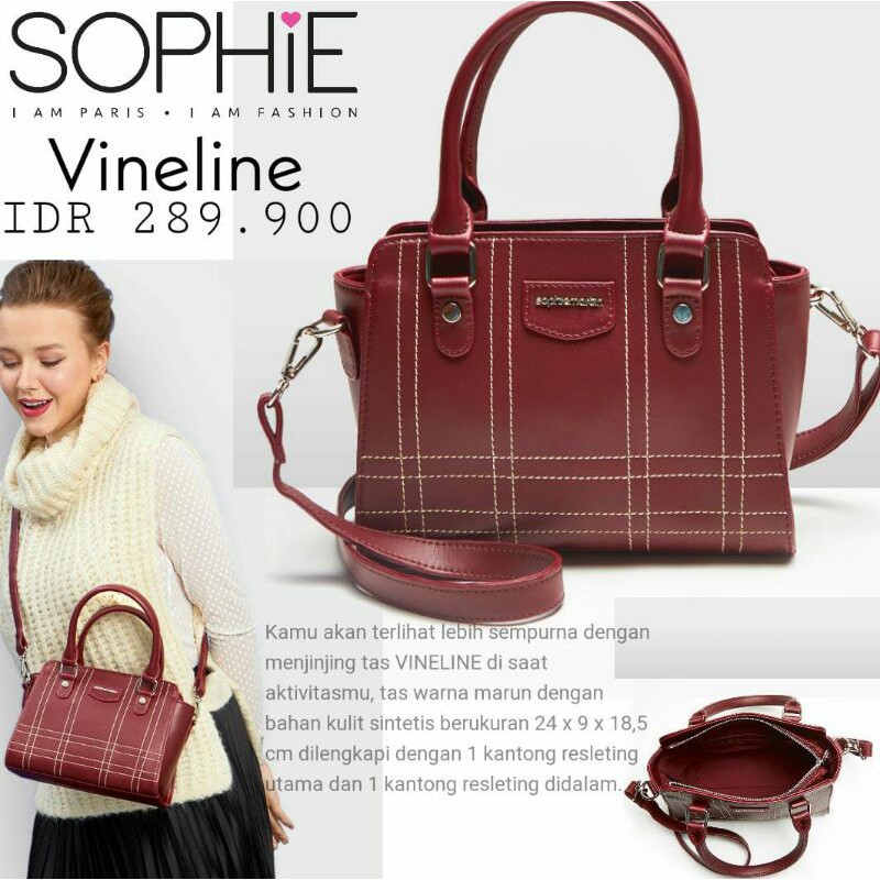 TAS CANGKLONG WANITA IMPORT SHOPIE PARIS VINELINE BAG SHOPIE MARTIN DISKON