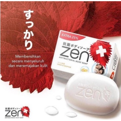 * NCC * ZEN Sabun Mandi Batang Anti Bacterial Soap Efektif Melawan Kuman - Netto 70 gr