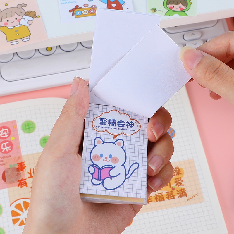 50 Lembar Stiker Kertas / Selotip Washi Gambar Kartun Jepang Untuk Dekorasi