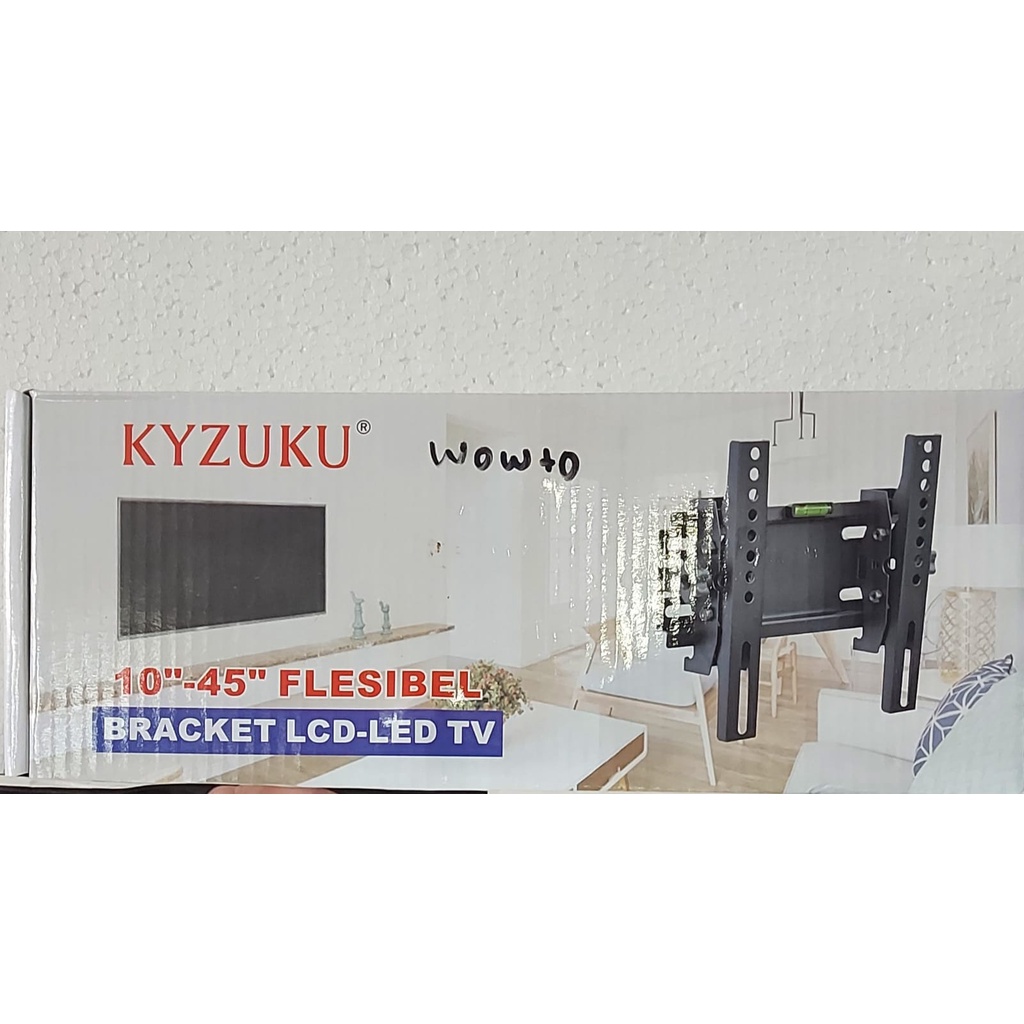 Bracket LCD - LED TV  KYUZUKU untuk 10&quot; hingga 45&quot;