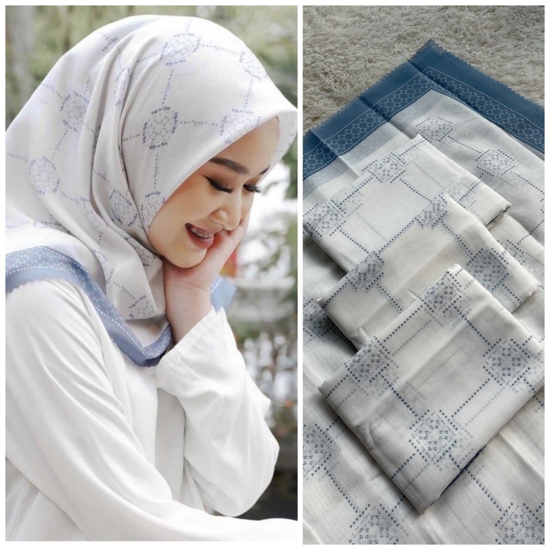 251- 300  Hijab segiempat voal motif-251