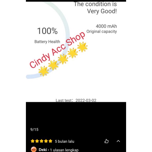 Baterai Original Pocophone F1 BM4E Mi F1 Batre Focophone F1 Mi F1 Battery