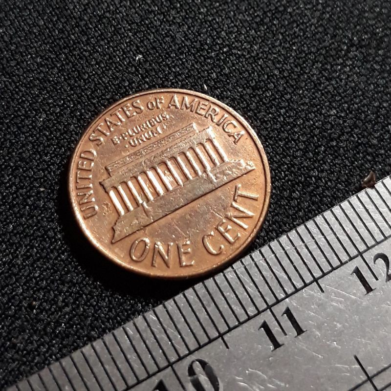 Koin Kuno Koleksi Asing : United States ( Amerika ) - 1 Cent 1963 D