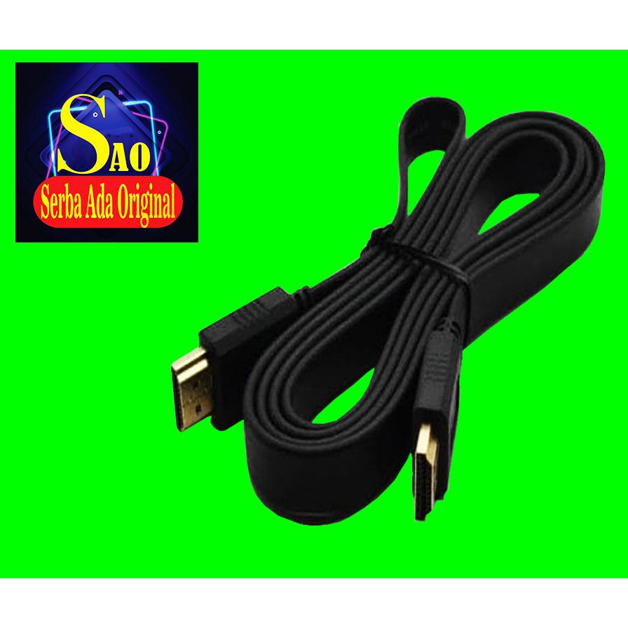 KABEL HDMI Plat Tipe 1.4 /HDMI To HDMI 1.5 Meter