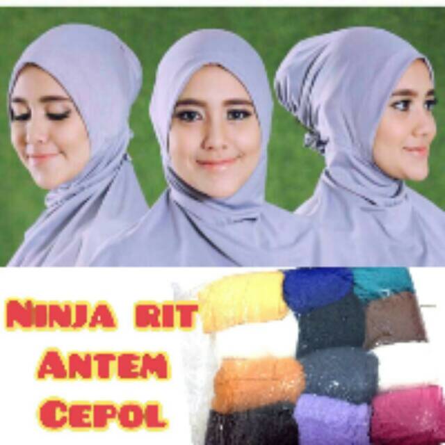 ciput ninja antem cepol kaos jilbab termurah