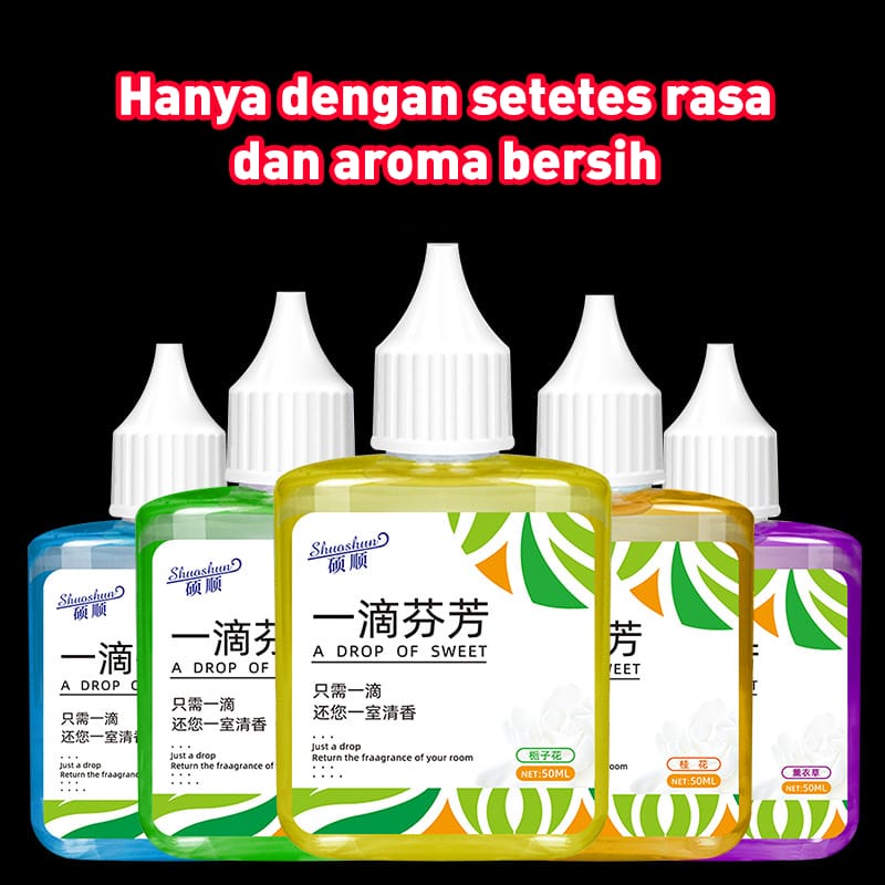 Pengharum Toilet-Kloset-Ruangan / Pewangi Toilet / Penyegar Udara Toilet Wangi Aromaterapi 50ml